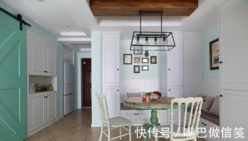 承重墙|实用又美观的卡座,对于小户型餐厅来说就是救星