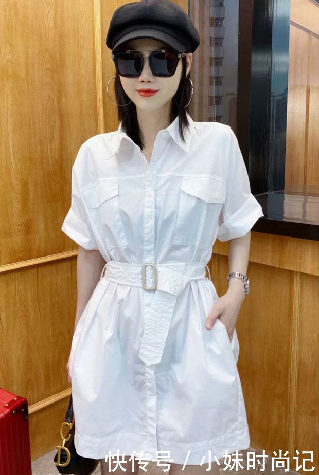 夏季如约而至,遮肉显瘦的衬衫裙,让你舒适度和时髦度同时在线