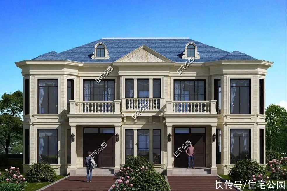 建筑面积|2021年就建这10套别墅吧，双拼设计太绝了，尤其是第6套特别实用