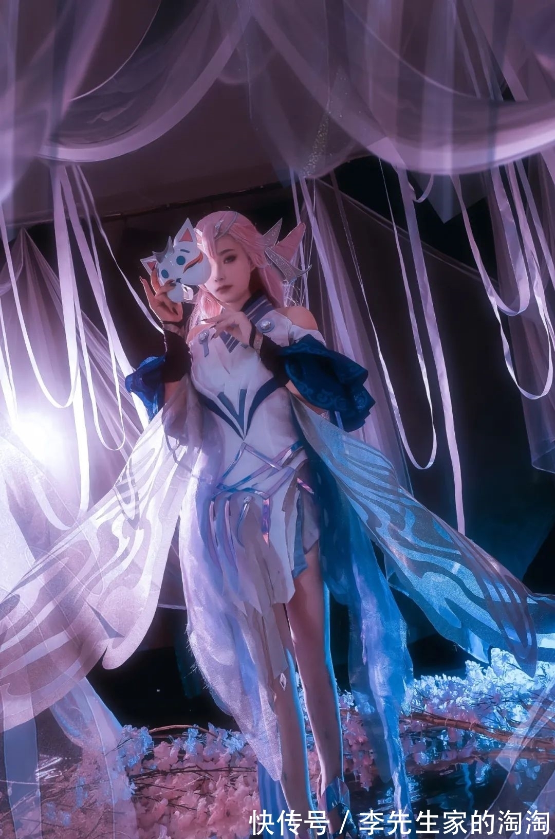 貂蝉|cos:王者荣耀貂蝉猫影幻舞cos正片@万万