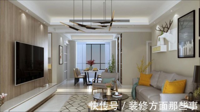 白色|139平现代风以白色减去灰色带来的沉重感,让氛围更为轻快