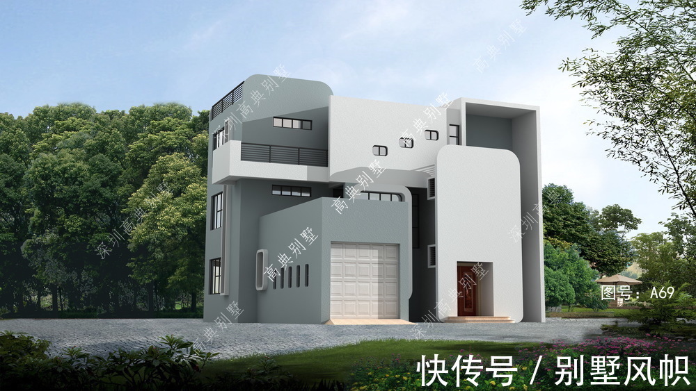 现代风|这款现代农村别墅,极简主义,90后的最爱。