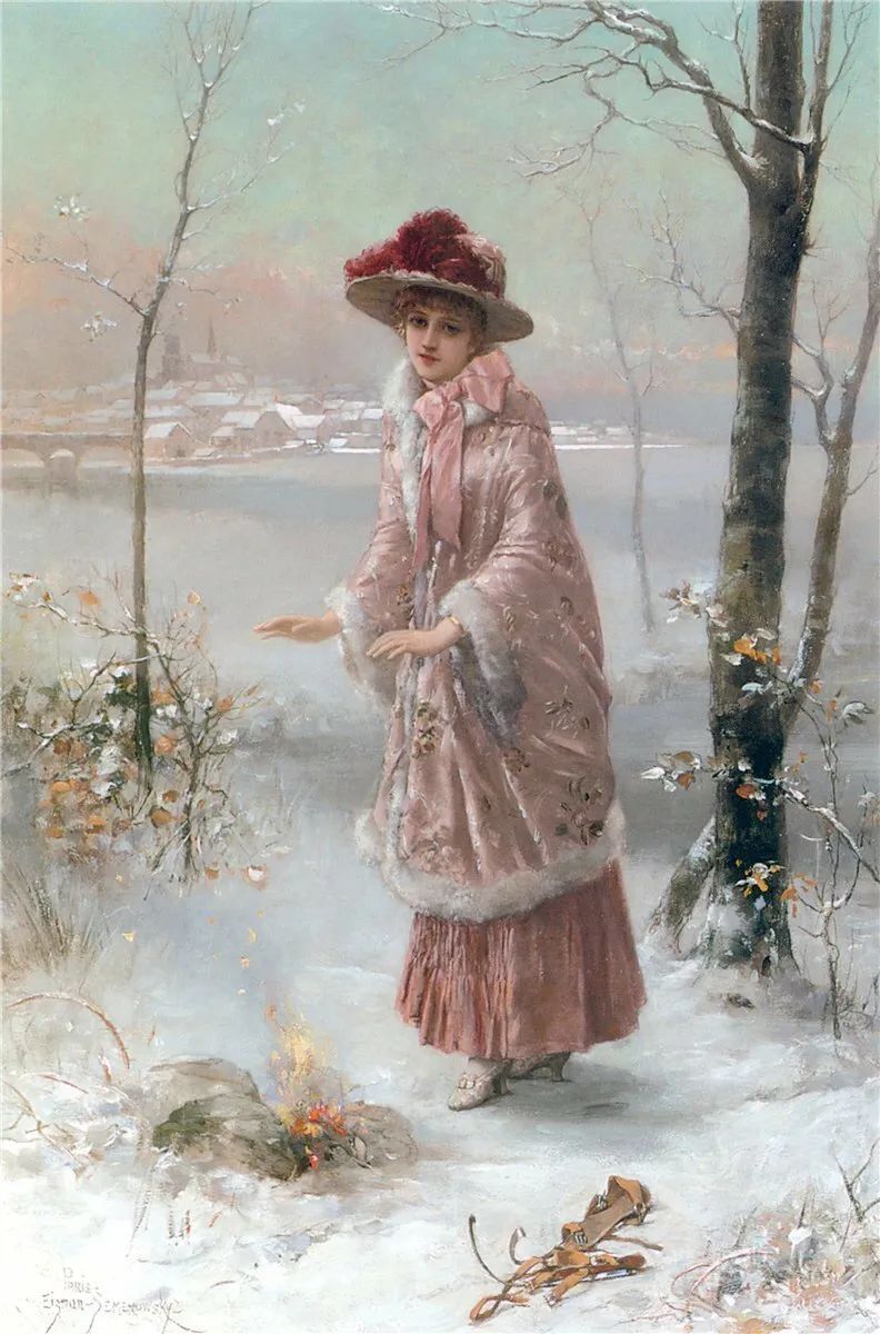 女性&埃米尔油画里的女性,无以名状之美!