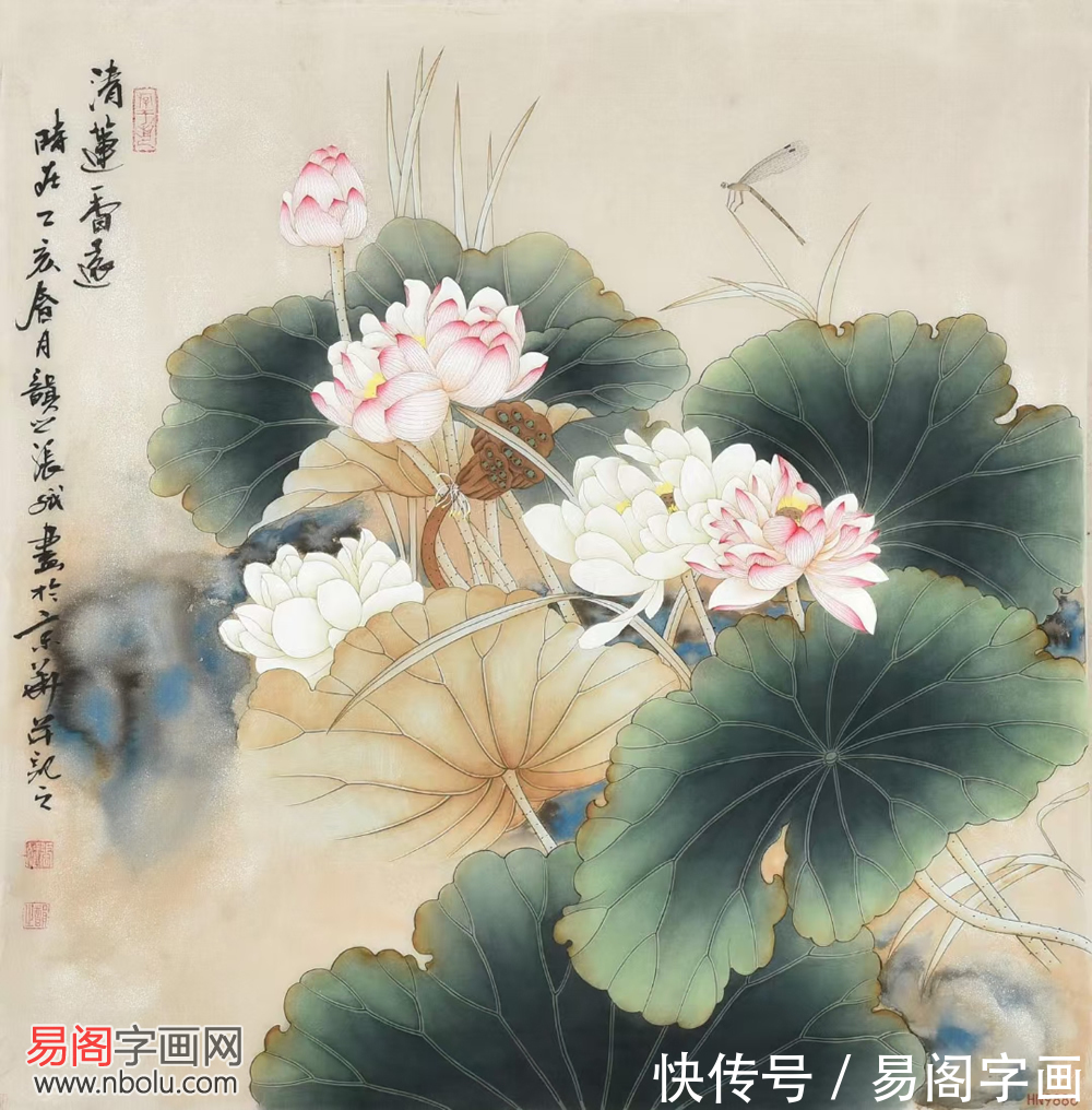 花鸟画@画家张斌 一位在宫廷画上比肩郎世宁的艺术家