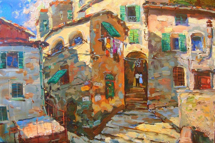 米沙金!俄罗斯画家米沙金的风景油画,美的不要不要的!