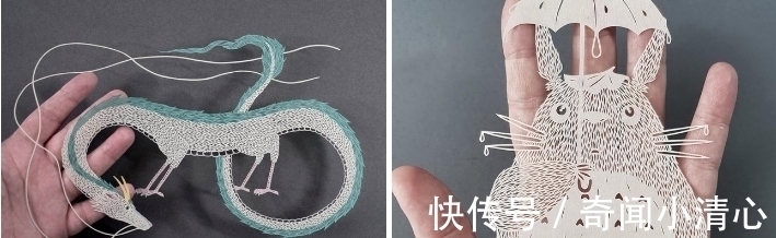 魔法|【匠人】宫崎骏动画人物活灵活现英国艺术家巧手白纸魔法超治愈