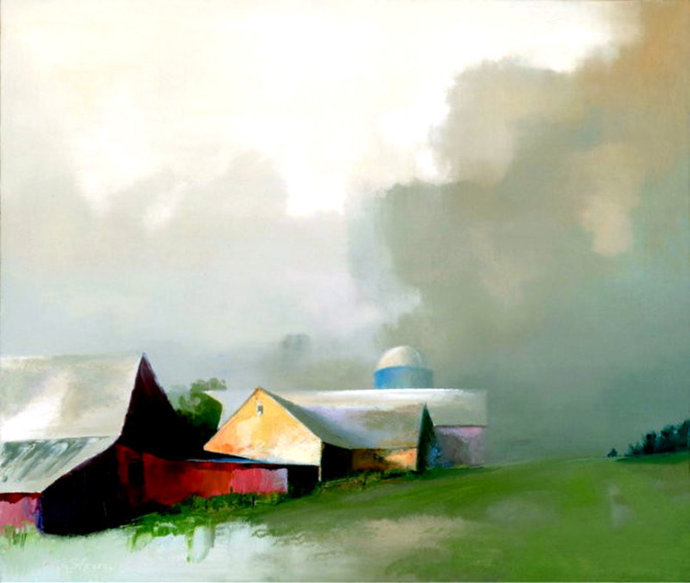 英伦风光@明快自然的英伦风光:画家保罗·斯通的绘画作品欣赏