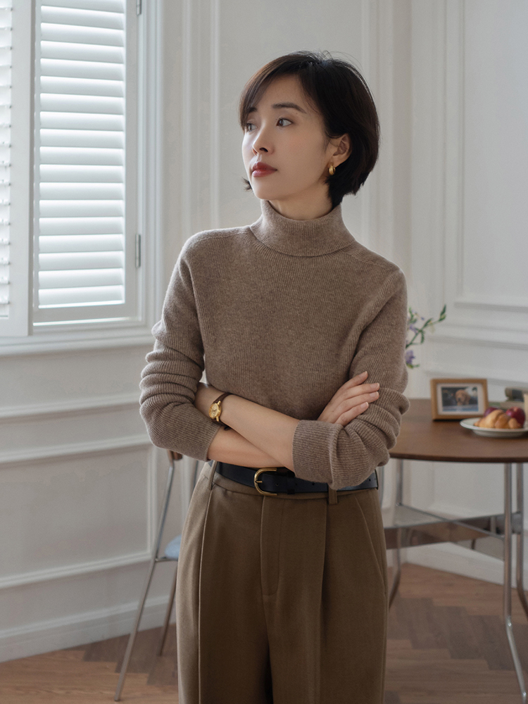 半身裙|步入中年后要学会的“针织衫”搭配,看这位博主就够了,chic优雅