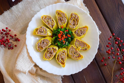 每到过年，这菜必吃，猪肉和鸡蛋的最美搭配，太鲜了