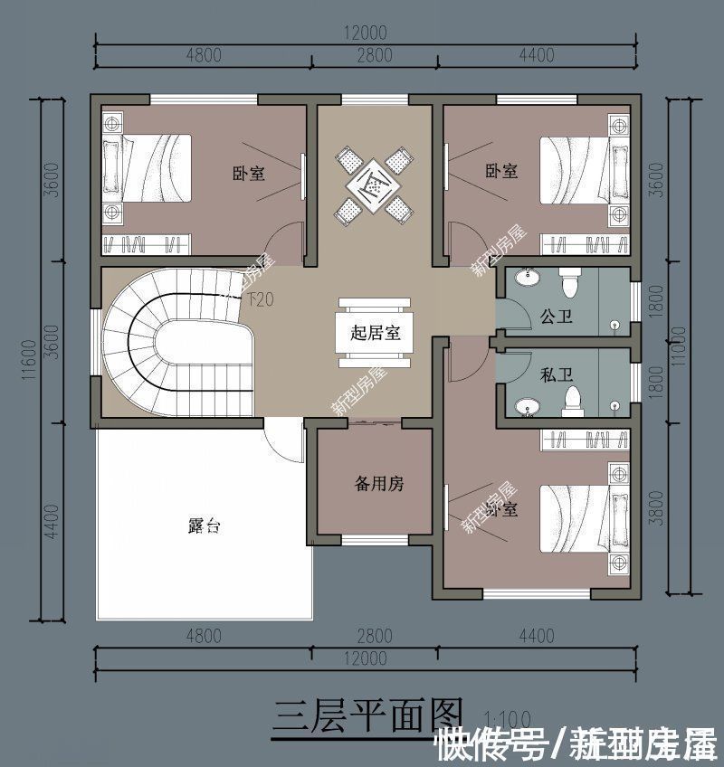 建筑面积|2021年回农村盖房，为什么一家三口，要留八九个卧室？