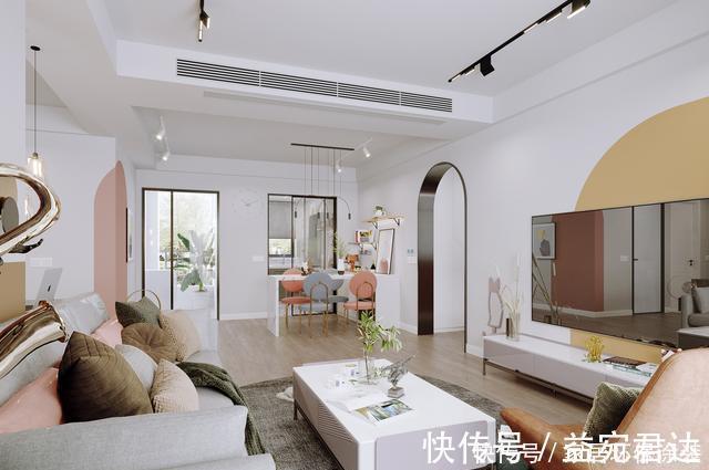 简餐|129㎡一人居引爆业主群,开放式书房+步入式衣帽间绝了