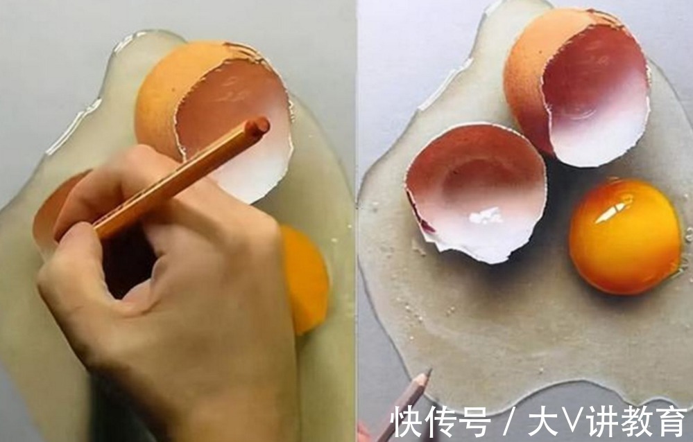 学生们#美术生“以假乱真”走红,画工堪比“神笔马良”,老师也难辨真假