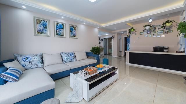 全包|晒晒我的新房，这效果全包花34万，客厅设计估计你们没见过！