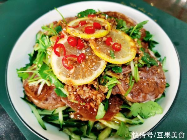 秘制黄瓜拌牛肉～大饭店的味道