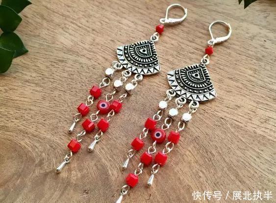 铁丝|嫌弃耳环难看,在家拿些珠子,串一串,每天都戴不同风格!附教程