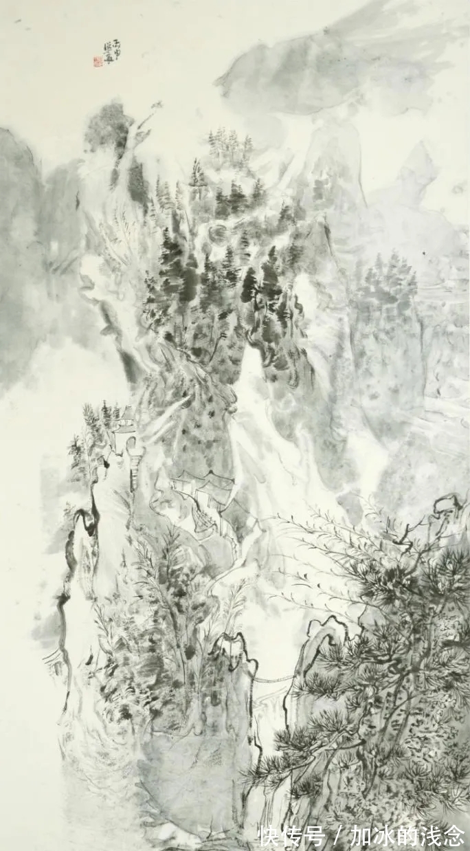 山水画$造境|张继华山水画