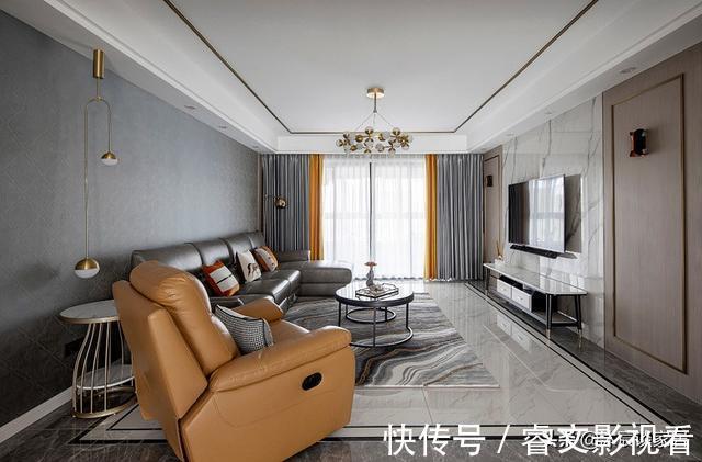 现代|一家三口住140㎡新房，精致大气的现代轻奢风格，看完非常喜欢