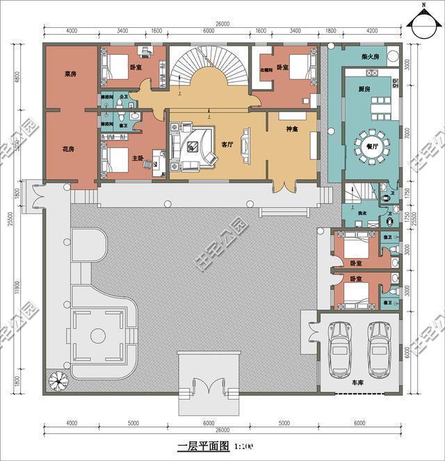 建筑面积|建房预算20万起,我帮你挑了这5套中式小院,哪套更好?