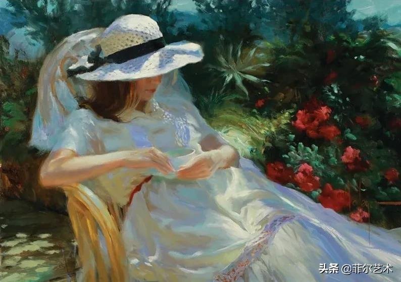 哈巴罗夫斯克&犹如花朵绽放,美得让人难忘~俄罗斯画家人物油画作品欣赏