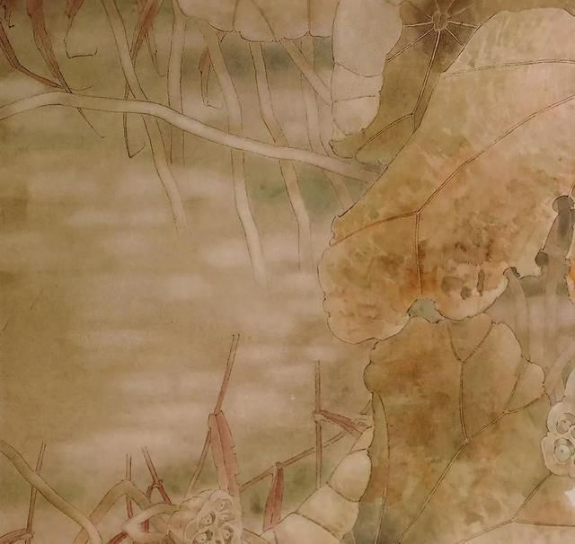 恬淡@佚名荷,画感细腻,笔墨朴素恬淡,真乃与自然对话