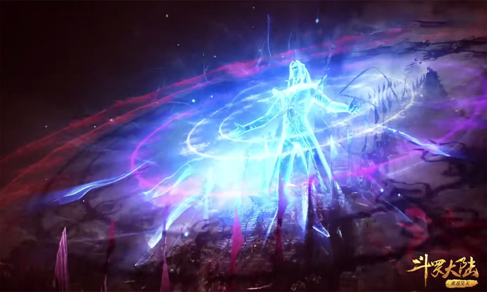 武魂真身|斗罗大陆:唐三突破70级吸收两个十万年魂环?三红好震撼,帅爆