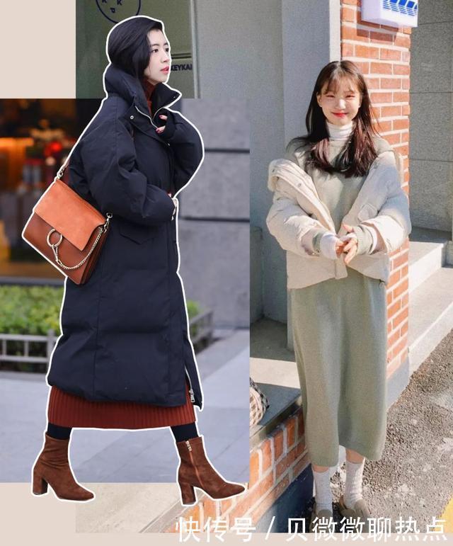 搭配|“羽绒服+裙子”才是冬天正确的打开方式!