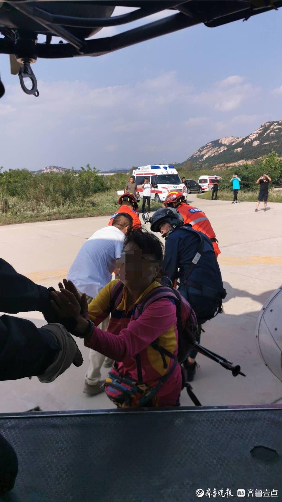 烟台市应急管理局|69岁游客突发心梗被困昆嵛山，北海救直升机紧急出动成功救助
