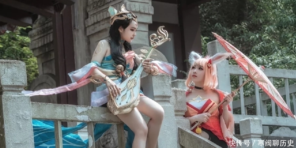 阿离|两位小姐姐cos阿离玉环,看到最后一张,网友:都想娶回家