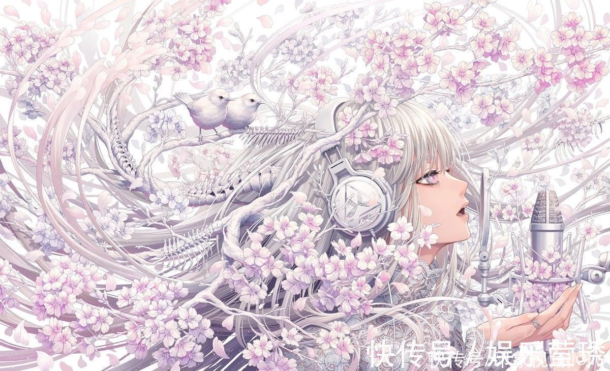 jiojio&五彩斑斓的白色系插画,霸气的画风,细节满满