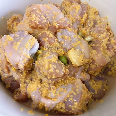 小米蒸鸡腿