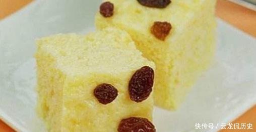 玉米面不要只会蒸窝窝头吃,做成这种发糕,孩子也都喜欢吃