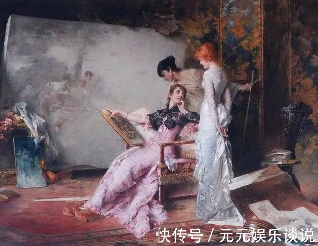 德国$德国画家康拉德笔下 细腻的年轻漂亮女子,真心的美!