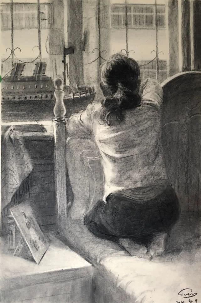 纸本炭笔|赏析中央美术学院2020届基础部素描作品欣赏