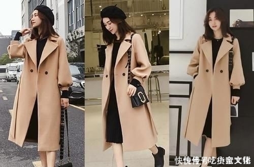 大衣搭配短靴or平底鞋,2019年最流行的穿搭,谁穿谁时髦