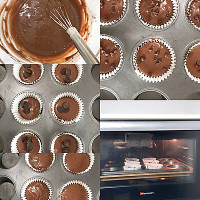 搅一搅1分钟快手做巧克力麦芬蛋糕