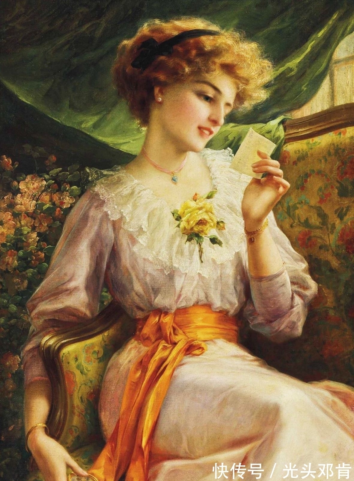 弗农&他最擅长画美女,埃米尔·弗农Emile Vernon油画美女作品鉴赏