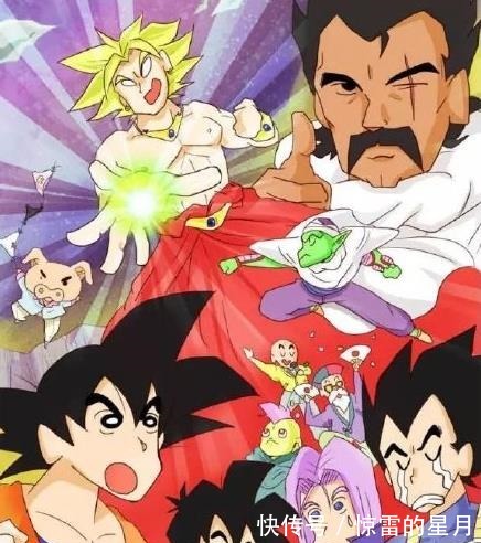 搞笑|当其他动画变成《蜡笔小新》画风，会有什么样的变化不要太搞笑