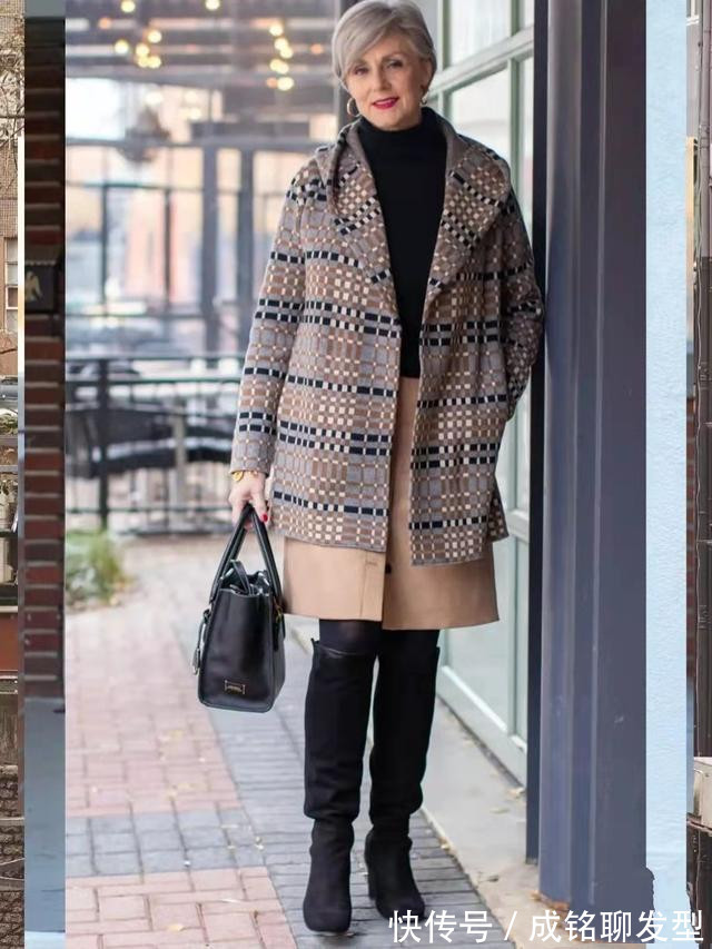 颜色|年过六十少穿“老年装”,学学这位奶奶的洋气穿搭,时髦又显年轻