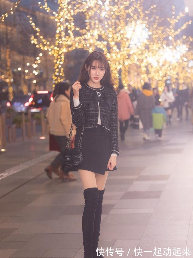 时髦|长筒靴这样搭配，时髦的御姐范十足