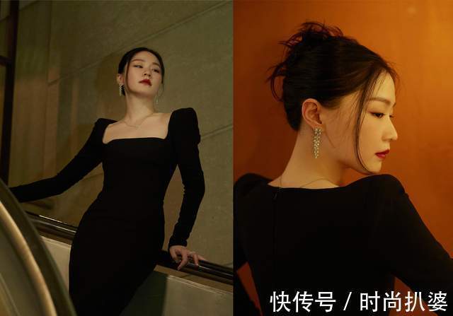 小蛮腰 金靖高美商让人服气!穿国货礼服让人惊喜,遇上满场女星也不输阵