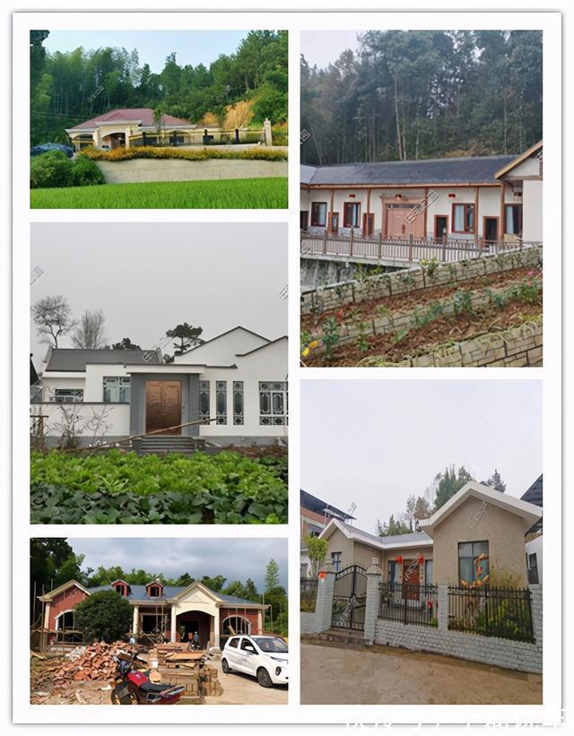 五姐妹|别拿一层不当别墅!5个真实案例,告诉你在农村建一层别墅有多爽