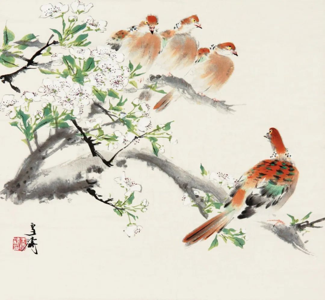 吴昌硕$齐白石传人、齐白石书画院院长-汤发周分享,荣宝斋350周年, 荣宝斋木版花鸟精品