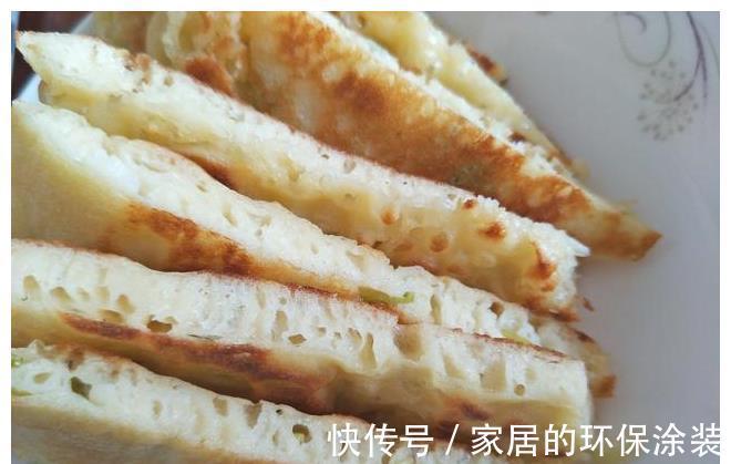 植物油|葱花发面饼的简单做法，外酥里软，全家都爱吃