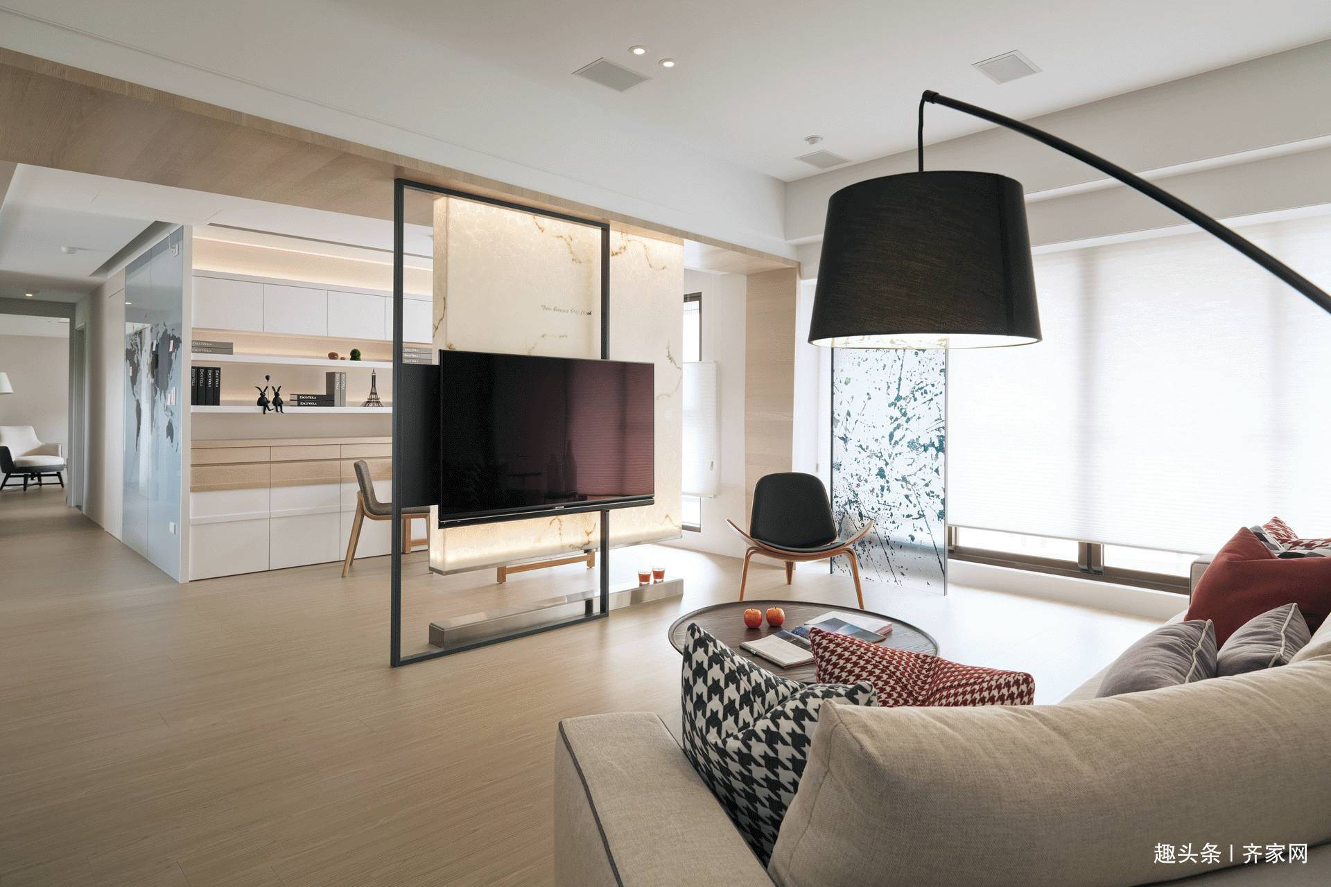 简约风|台式简约风,仅用质朴的色彩和线条感极强的设计手法,让家更美