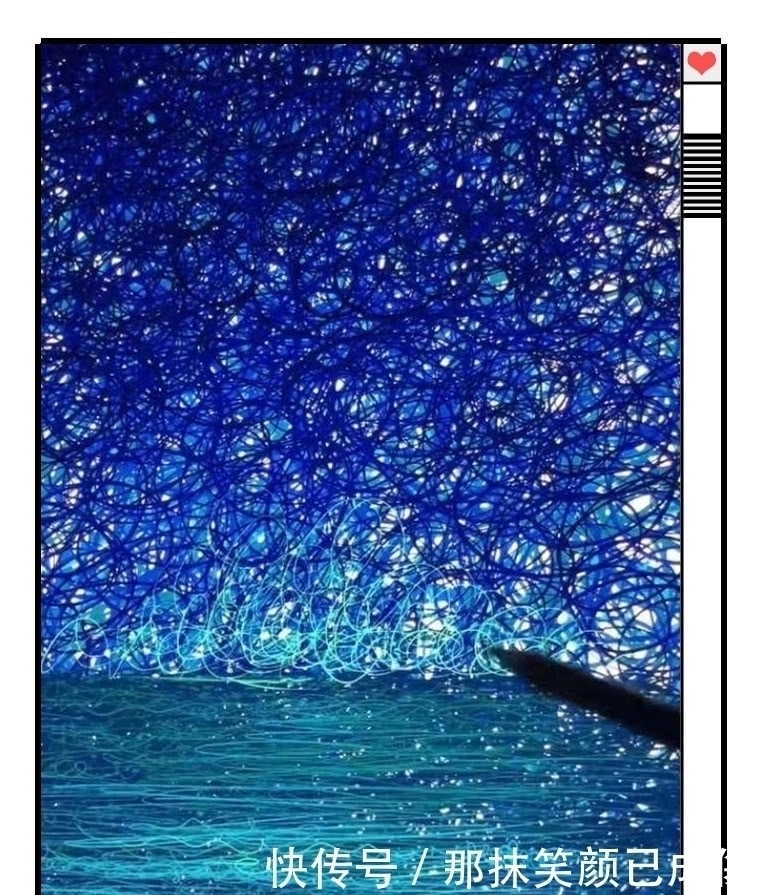乱画&“逆天”美术生胡乱画个圈都是画,网友:看像乱画,其实稳的一批