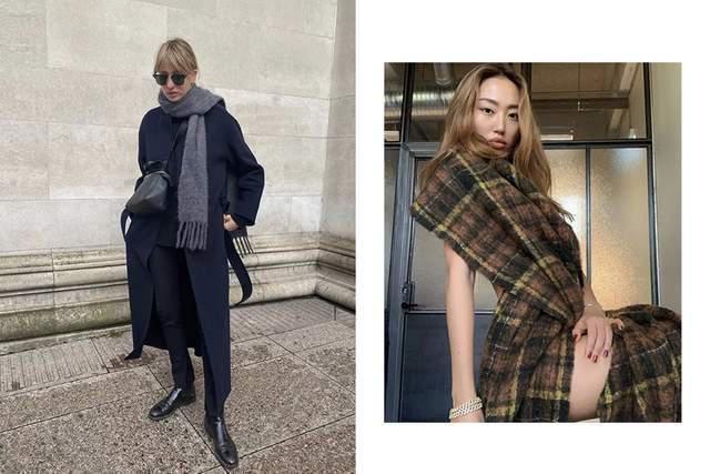 神器|秋冬的围巾真是“搭配神器”!提升视觉重心,改变整体基调太有用
