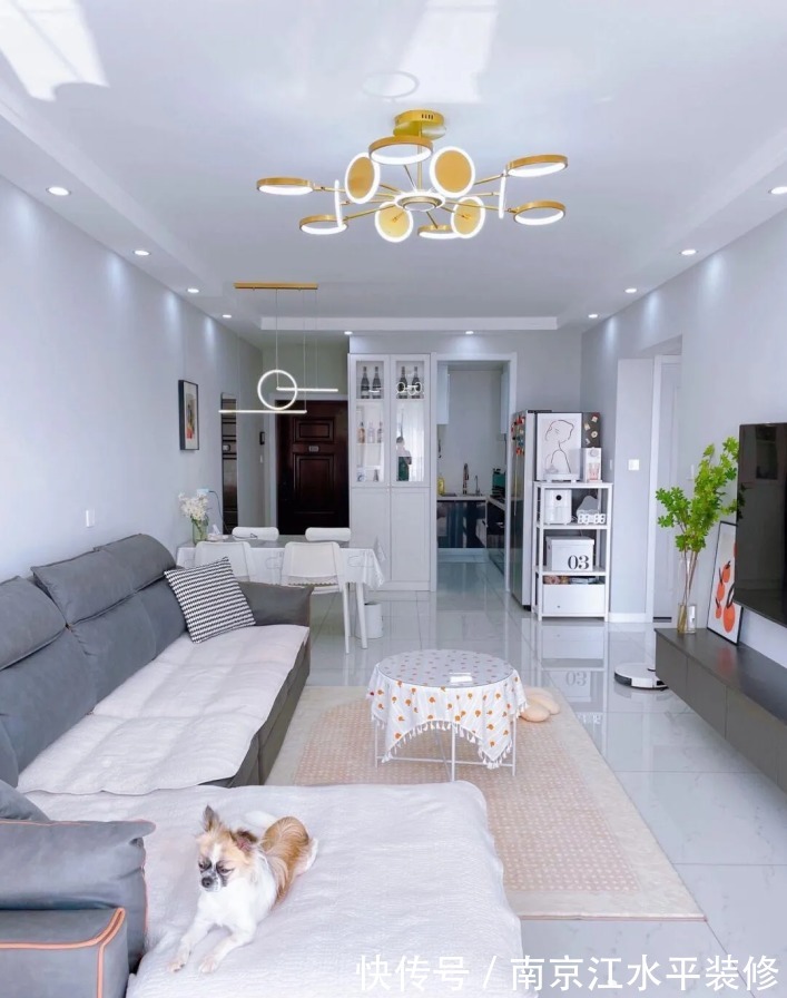 墙面|南京80平两室装修案例，业主的自我设计，简单实用是首位