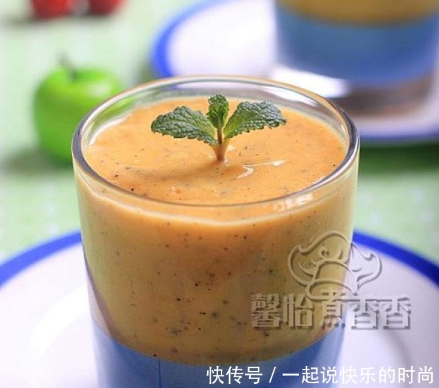 芒果酸奶奶昔,自制零添加,口感细腻顺滑味道好