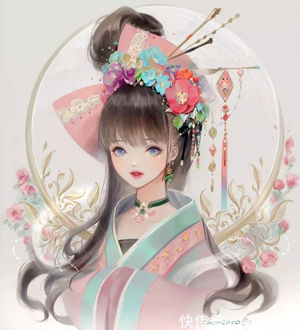 大触&画仙女专业户,大触笔下的仙女太有灵气了,好想娶回家