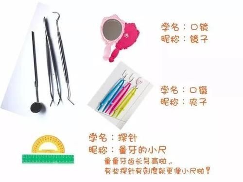 x光片|儿童看牙,牙科器械其实都有个好听的昵称